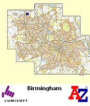 A-Z Birmingham Street Map